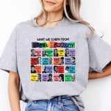 What We Learn From Black History Shirt, Black Lives Matter Shirt, Black History Shirt