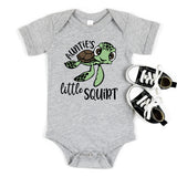 Matching Auntie And Baby Niece Shirts, Squirt Baby Bodysuit, Tia And Nephew Shirt