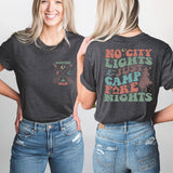 No City Lights Just Camp Fire Nights Shirt, Camp School Shirt, Camping Club Tee