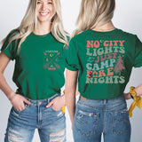 No City Lights Just Camp Fire Nights Shirt, Camp School Shirt, Camping Club Tee