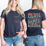 No City Lights Just Camp Fire Nights Shirt, Camp School Shirt, Camping Club Tee
