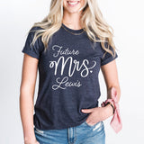 Future Mrs T-Shirt, Soon To Be Mrs Shirt, Bride Shirt