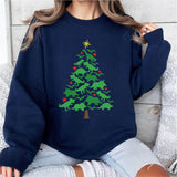 Christmas Tree Shirt, Dinosaur Shirt, T Rex Christmas Shirt, Christmas Baby Tee