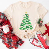 Christmas Tree Shirt, Dinosaur Shirt, T Rex Christmas Shirt, Christmas Baby Tee