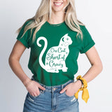 One Cat Short of Crazy Shirt, Crazy Cat Shirt, Cat Lover Tee