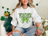 Teacher St. Patrick Coquette Shirt, Lucky Teacher Shirt, Shamrock Shirt
