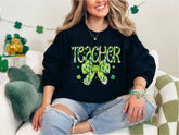 Teacher St. Patrick Coquette Shirt, Lucky Teacher Shirt, Shamrock Shirt