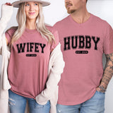 Wifey and Hubby Shirts,Wedding Shirts, Mr and Mrs Shirt