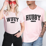 Wifey and Hubby Shirts,Wedding Shirts, Mr and Mrs Shirt