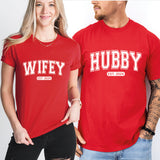 Wifey and Hubby Shirts,Wedding Shirts, Mr and Mrs Shirt