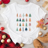 Christmas Trees Shirt, Merry Christmas Shirt, Pine Trees Shirt