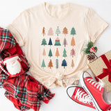 Christmas Trees Shirt, Merry Christmas Shirt, Pine Trees Shirt