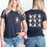 Easter Ghost Rabbit Shirt, Easter Eggs Sweatshirt