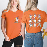 Easter Ghost Rabbit Shirt, Easter Eggs Sweatshirt