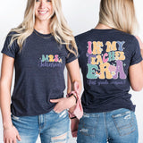 In My Teacher Era Sweatshirt, Teacher Name T-Shirt, Teacher Era Shirt, Back To School Tee