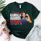 Madam Kamala Harris Shirt, Kamala Harris Let's Finish The Job Shirt