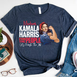 Madam Kamala Harris Shirt, Kamala Harris Let's Finish The Job Shirt