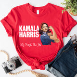 Madam Kamala Harris Shirt, Kamala Harris Let's Finish The Job Shirt