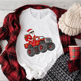Christmas Truck Shirt, Santa Claus Christmas Shirt, Christmas Tee