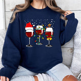 Christmas Wine Lovers Shirt, Christmas Spirits Shirt, Christmas Wine Party Shirt