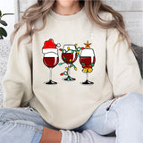 Christmas Wine Lovers Shirt, Christmas Spirits Shirt, Christmas Wine Party Shirt