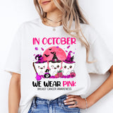 In October We Wear Pink Shirt, Teeth Pink Month T-Shirt