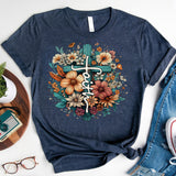 Faith T-Shirt, Faith Cross Shirt, Christian Gift, Jesus Shirt