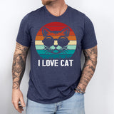 I Love Cat Shirt, Cat Dad Shirt, Cat Mom Life Shirt
