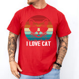 I Love Cat Shirt, Cat Dad Shirt, Cat Mom Life Shirt