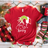 Custom Christmas Nursing Shirt, Nursing School Xmas T-Shirt