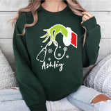 Custom Christmas Nursing Shirt, Nursing School Xmas T-Shirt