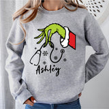 Custom Christmas Nursing Shirt, Nursing School Xmas T-Shirt