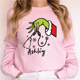 Custom Christmas Nursing Shirt, Nursing School Xmas T-Shirt