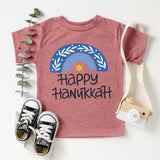 Happy Hanukkah Shirt, Love and Light Hanukkah Shirt, Menorah Shirt