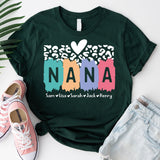 Nana Shirt With Grandkids Names, Custom Grandma Shirt, Personalized Nana T-Shirt