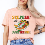 Stepping Into Juneteenth Shirt, Black History Month Sweatshirt, Black Lives Matter Tee