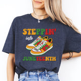 Stepping Into Juneteenth Shirt, Black History Month Sweatshirt, Black Lives Matter Tee