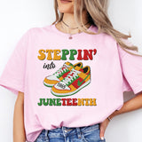 Stepping Into Juneteenth Shirt, Black History Month Sweatshirt, Black Lives Matter Tee
