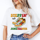 Stepping Into Juneteenth Shirt, Black History Month Sweatshirt, Black Lives Matter Tee