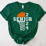 Basketball Senior 2024 Shirt, School Team Basketball Shirt, Basketball 2024 Shirt, Basketball Player Shirt