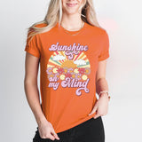 Sunshine On My Mind Shirt, Good Morning Shirt, Motivational Shirt