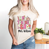 In My Teacher T-Shirt, Teacher Name Shirt, Custom Teacher Tee, Kindergarten Teacher Shirt