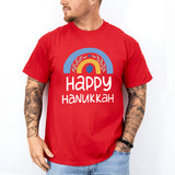 Happy Hanukkah Shirt, Love and Light Hanukkah Shirt, Menorah Shirt, Holiday Shirt
