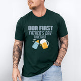 Our First Father's Day Together T-Shirt, Dad and Son Shirts, Daddy and Baby Tees