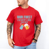 Our First Father's Day Together T-Shirt, Dad and Son Shirts, Daddy and Baby Tees