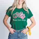 Peace Love Dogs Shirt, Dog Mama Shirt, Dog Lover Shirt