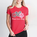 Peace Love Dogs Shirt, Dog Mama Shirt, Dog Lover Shirt