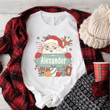 Custom Santa Claus Shirt, Personalized Christmas Shirt, Santa Holiday Shirt