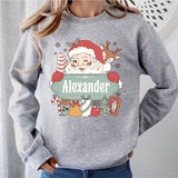 Custom Santa Claus Shirt, Personalized Christmas Shirt, Santa Holiday Shirt