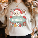 Custom Santa Claus Shirt, Personalized Christmas Shirt, Santa Holiday Shirt
